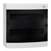 Бокс 36мод навесной белый черная прозрачная дверь IP41  EKF