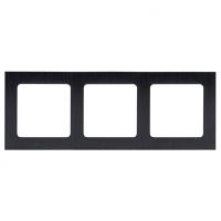 Стокгольм черный рамка 3-ая универсально металл