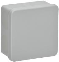 Коробка 80*80*40 квадрат серый IP67 