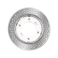 Светильник точечный GX53 круг хром/прозрачный встраиваемый подсветка Jazzway декор