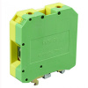 Зажим клеммный DIN-рейка 16мм2 85А желто-зеленый IEK 