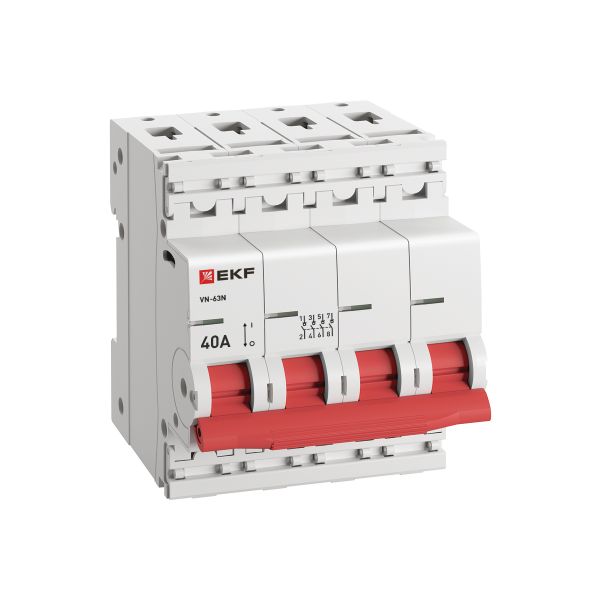 Выключатель нагрузки 4Р 40А ВН-63N EKF PROxima