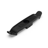 Держатель кабеля двусторонний 0-10мм пластик черный ПРОМРУКАВ 