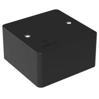 Коробка 85*85*45 квадрат черный IP42 кабель-канал Промрукав