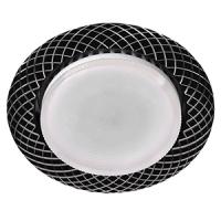 Светильник точечный GX53 круг черный встраиваемый