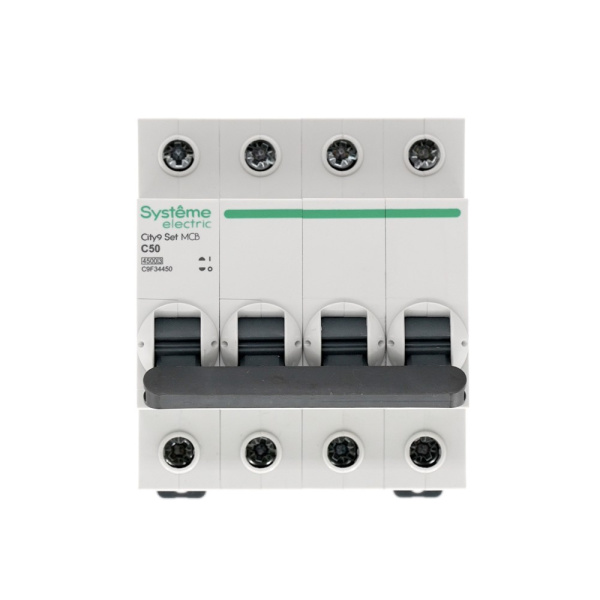 Автомат 4Р 50А C 4,5кА City9 Systeme Electric 