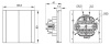Фортепиано ваниль переключатель 2кл с подсветкой скрытая 10А IP20 