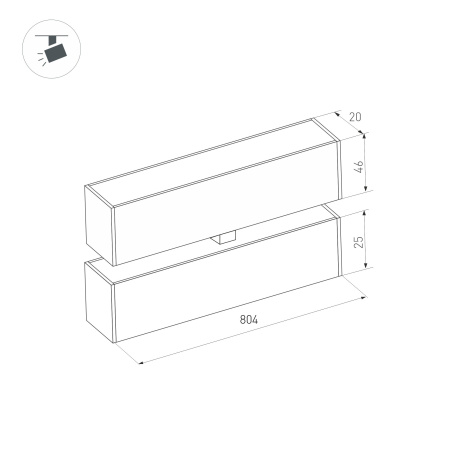 Светильник MAG-FLAT-FOLD-25-S804-24W Day4000 (BK, 100 deg, 24V) (Arlight, IP20 Металл, 5 лет)