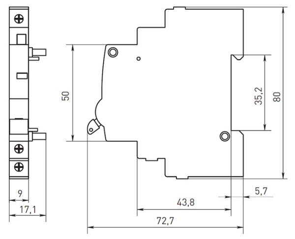 Контакт аварийный АК-47 EKF PROxima