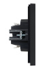Фортепиано черный переключатель 1кл скрытая 10А IP20 