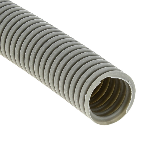 Труба гофра 50мм ПВХ 20м серый EKF с протяжкой 