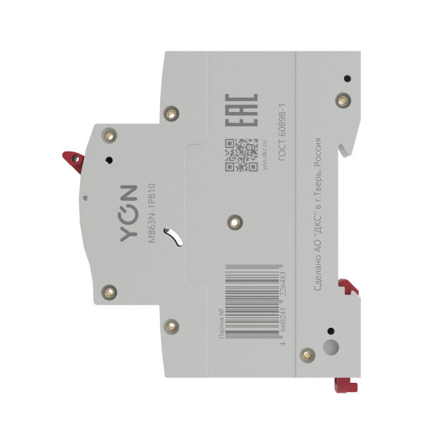 Автомат 1Р 10А B 6кА MB63 DKC YON max 