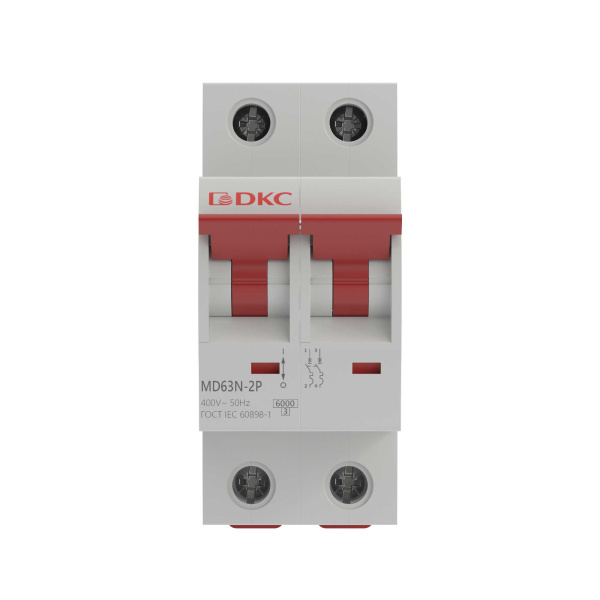 Автомат 2Р 40А C 6кА MD63N DKC YON max 