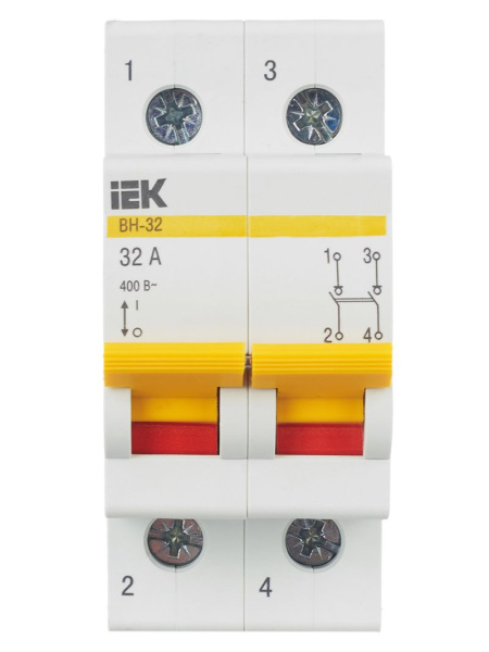 Выключатель нагрузки 2Р 32А ВН-32 IEK