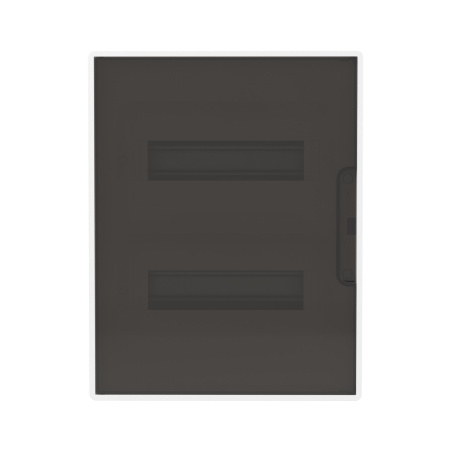 Бокс 24мод встраиваемый  белый черная прозрачная дверь IP40 FRAME DKC