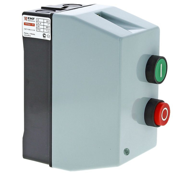 Пускатель 18А 220В IP65 КМЭ EKF с РТЭ Ir-12-18А с индик.