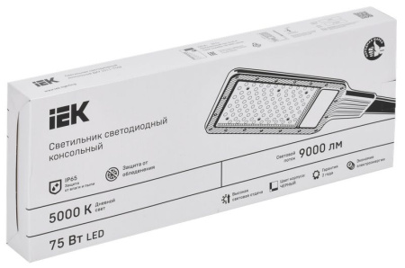 Светильник ДКУ 75Вт 5000К 9000лм ДКУ 1011-75Ш IEK посадочный D50мм 