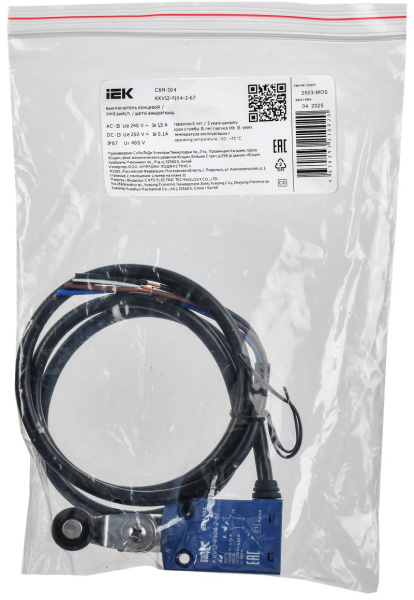 Выключатель концевой рычаг с роликом IP67 C6N-104 IEK