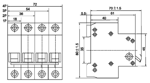 Выключатель нагрузки 2Р 100А ВН-102 Schneider Electric
