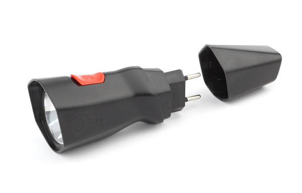 Фонарь ручной 1СВД 40лм аккумулятор 220В IP40 ЭРА 