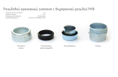 Муфта вводная 25мм IP54 металл ГОФРОМАТИК РКВ-25