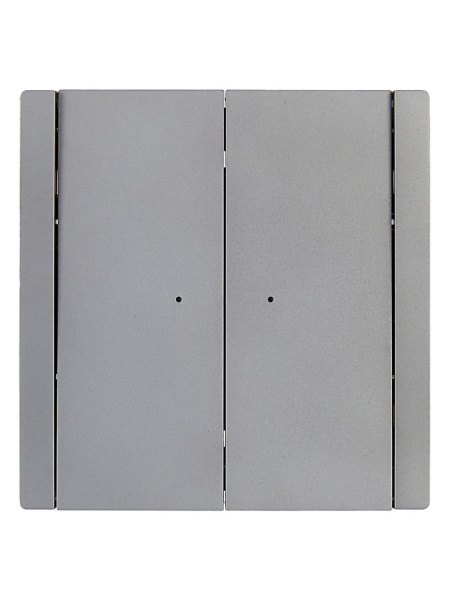 Фортепиано сталь переключатель 2кл с подсветкой скрытая 10А IP20 