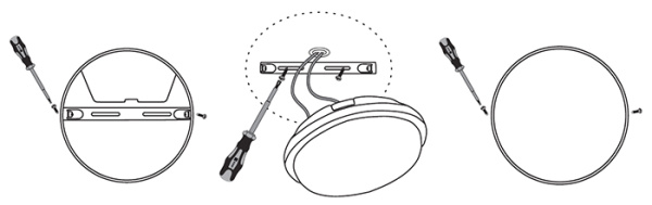 Светильник ДПП 20Вт 4000К  2000лм круг белый IP65 LUMA EKF 