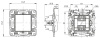 Сканди бежевый выключатель 2кл скрытая 10А IP20 