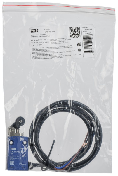 Выключатель концевой толкатель с рыч. роликом IP67 C6N-115 IEK левый