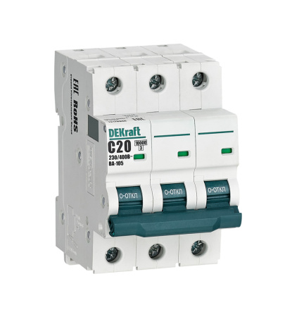 Автомат 3Р 20А C 10кА ВА-105 Schneider Electric