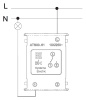 AtlasDesign карбон переключатель 1кл скрытая 10А IP20 