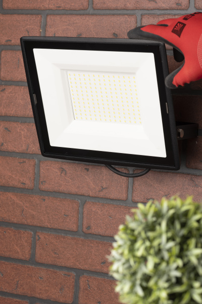 Прожектор свд 150Вт 6500К 12000лм черный IP65 110° Luma EKF 