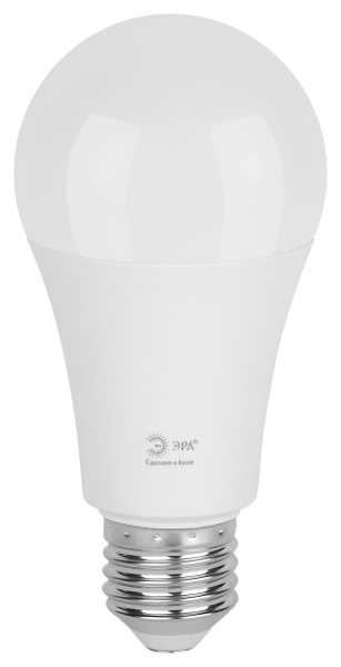 Лампа свд 220В Е27 25Вт 4000К 2500лм стандарт A60 матовая ЭРА Green Line