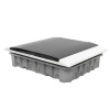 Бокс 24мод встраиваемый белый черная прозрачная дверь IP41 SlimBox EKF 