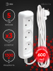 Удлинитель 2-мест 3м ПВС 3*0,75 белый ЭРА  Greenline