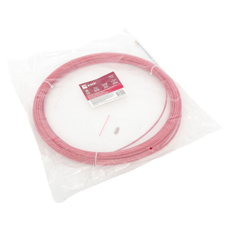 Зонд для протяжки кабеля 30м стеклопруток EKF со смеными наконечниками