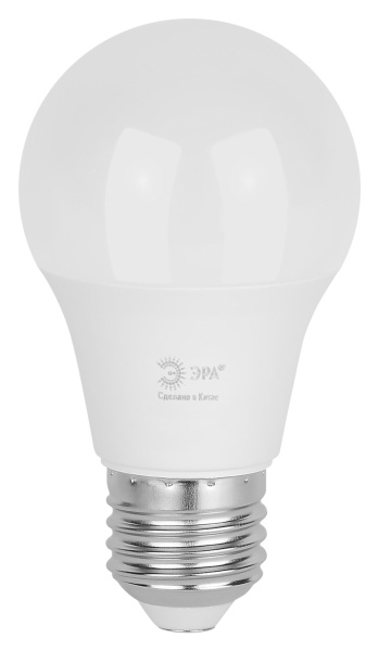Лампа свд 220В Е27 8Вт 4000К 800лм стандарт A60 матовая ЭРА Green Line