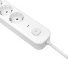 Удлинитель 5-мест 1,5м ПВС 3*1,5 белый выкл EKF  2USB 2,4А+2USBtype-С
